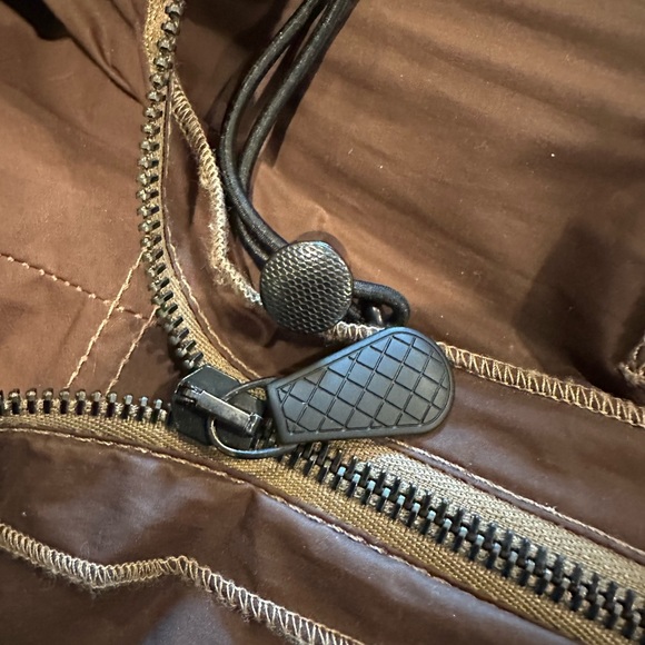 Bottega Veneta NWT Brown Waxed Hooded Anorak Jacket - Size 50R/M - Picture 5 of 8